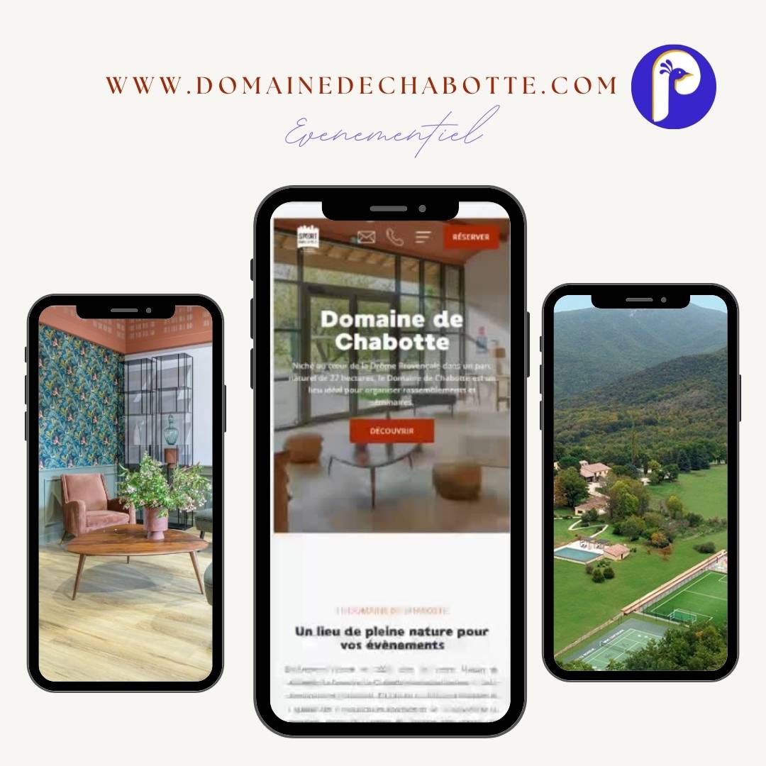 exemple de réalisation de Studio Paon sites web en Drôme